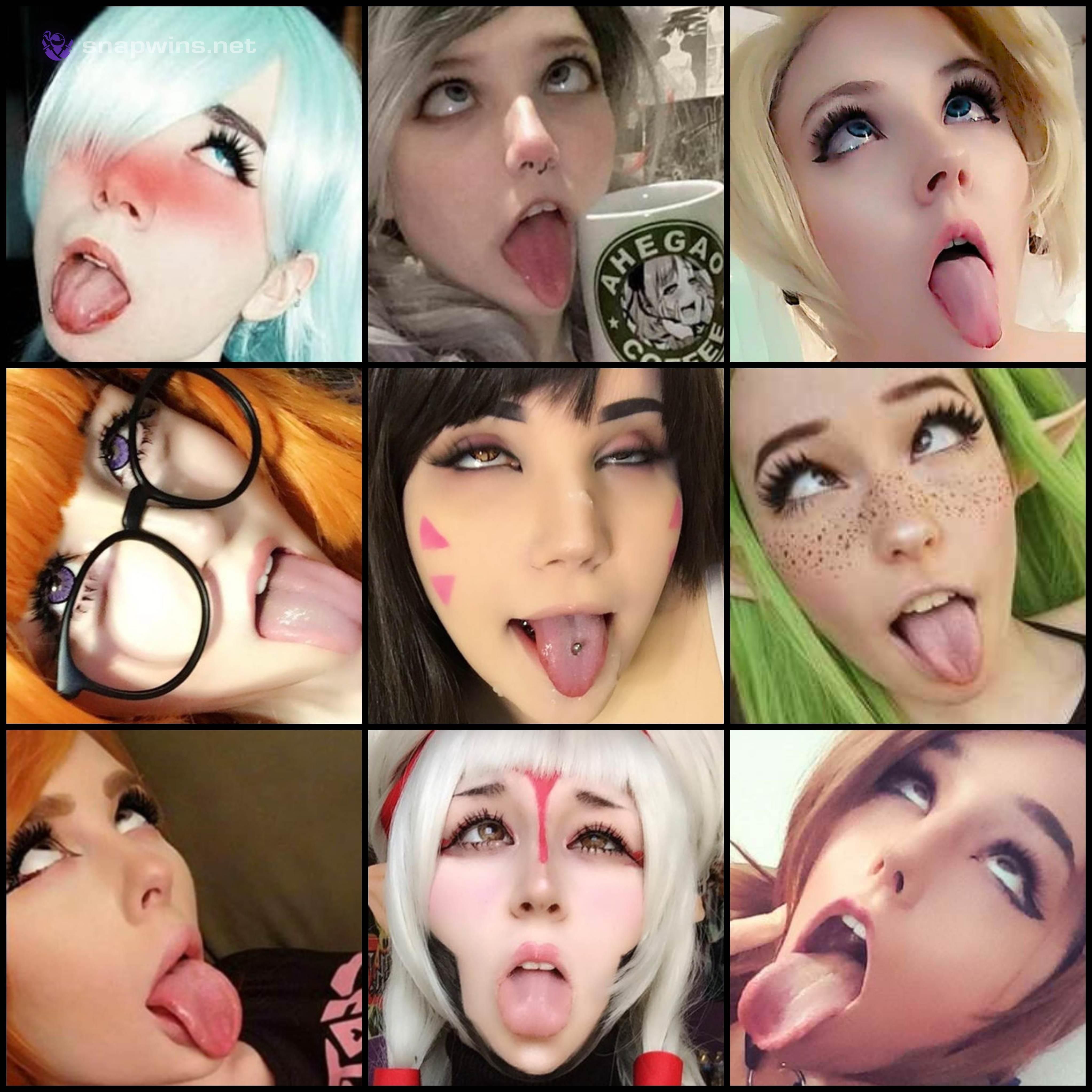 Beste echte Ahegao!