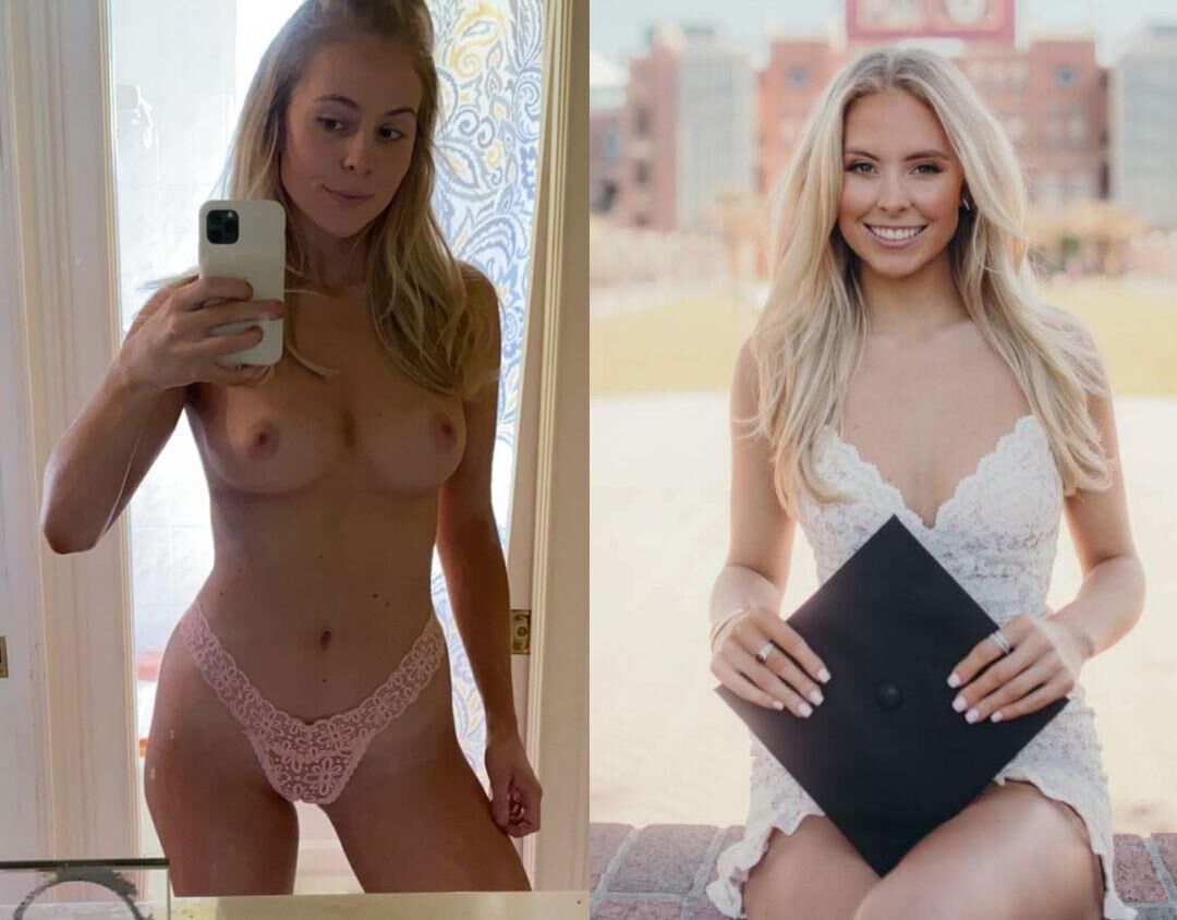 Damas vestidas y desnudas de la red