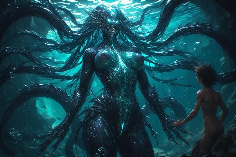 Sexo de sirena acuática