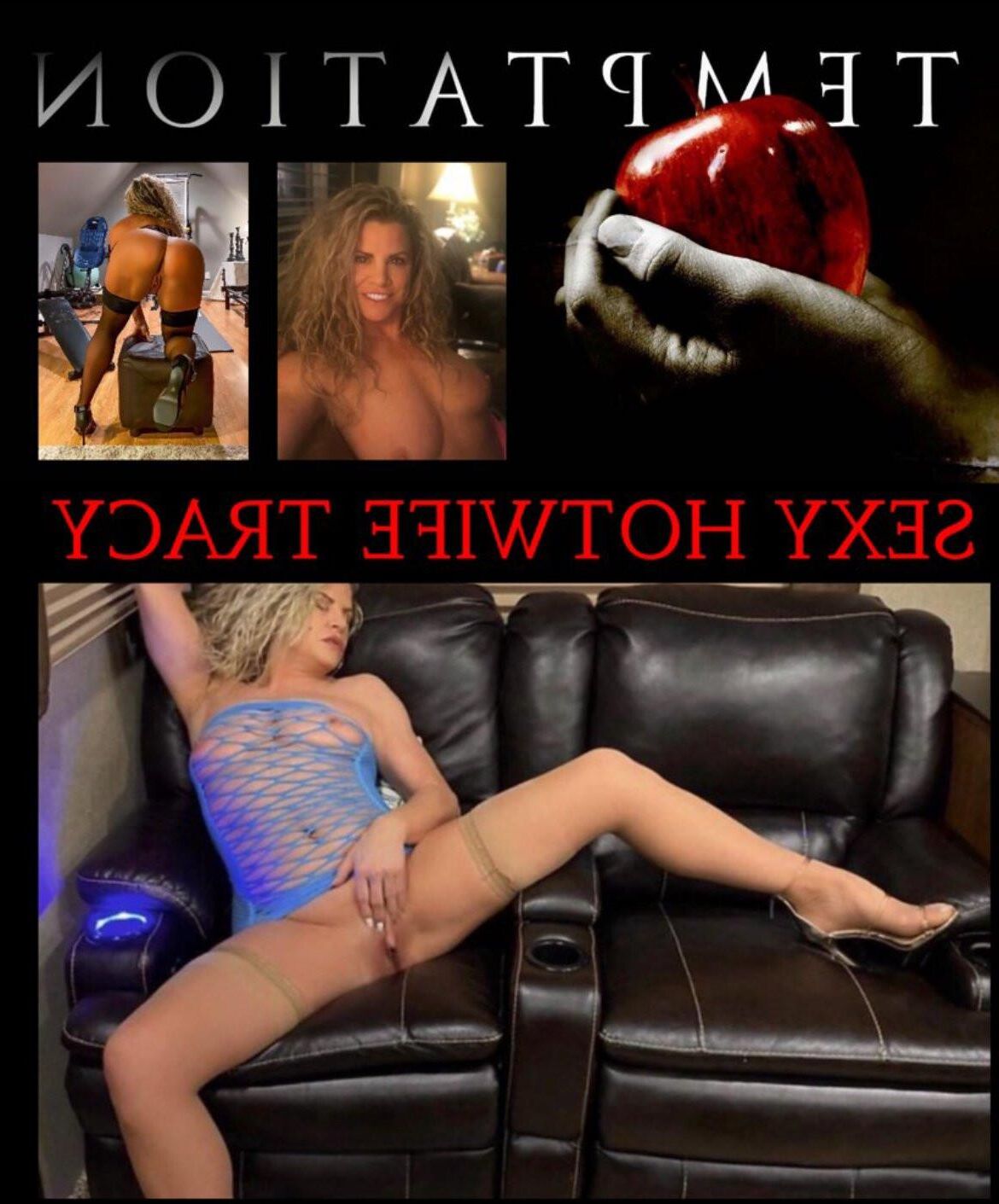 Супер горячая блондинка -свингер жена Трейси