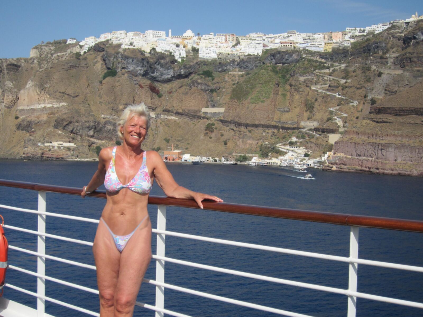 Justine im Urlaub