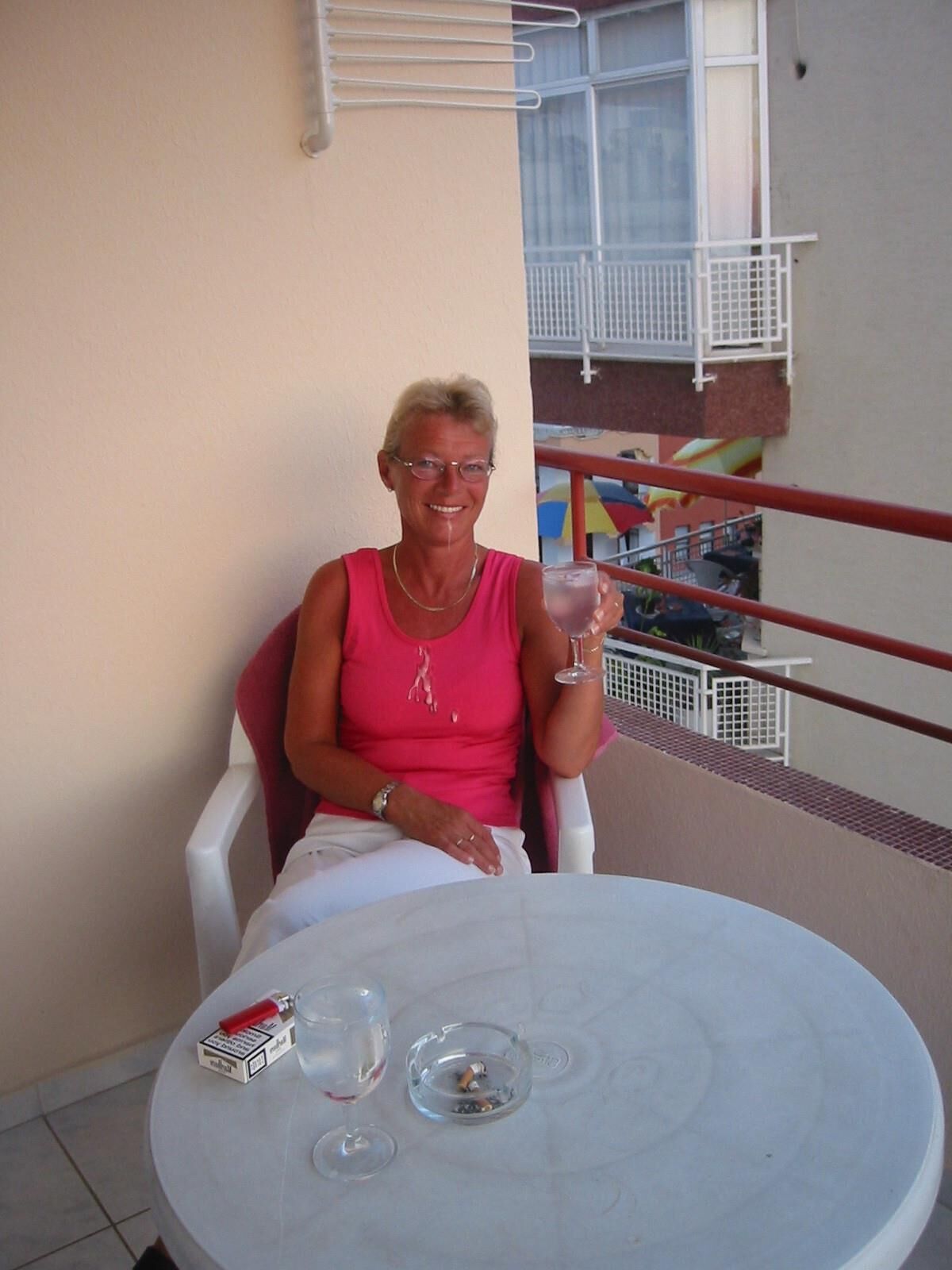 Justine im Urlaub