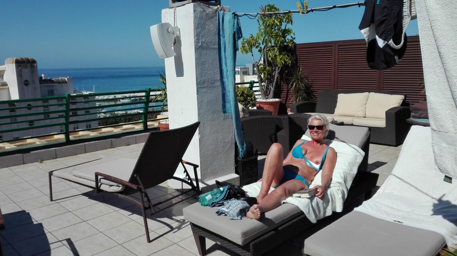 Justine im Urlaub