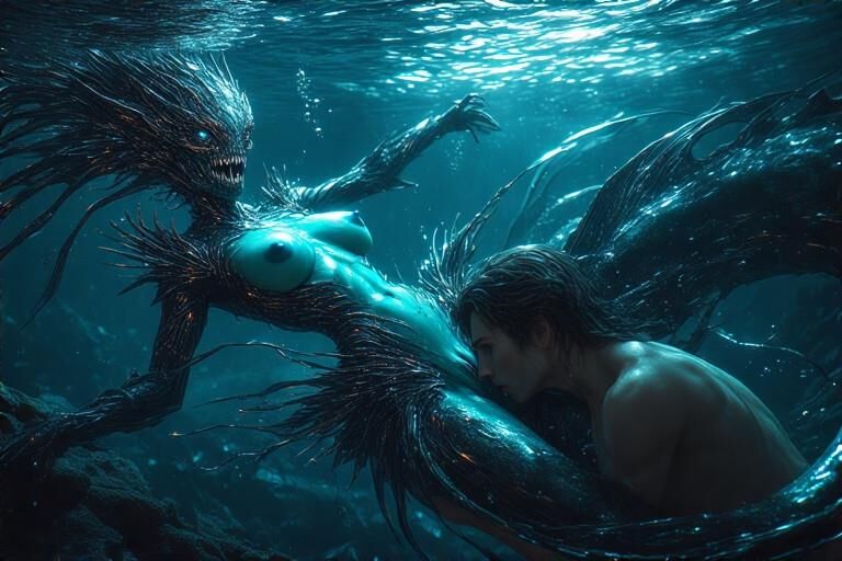 Sexo de sirena acuática