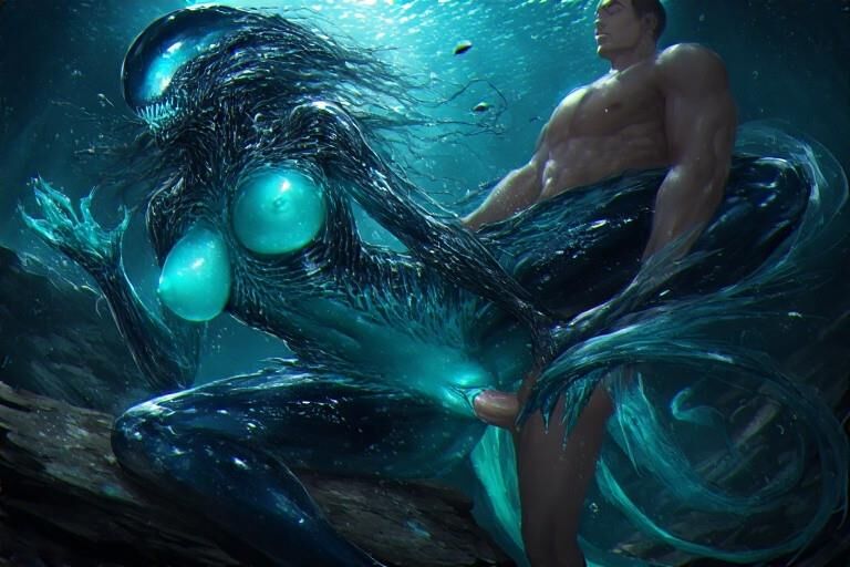 Sexo de sirena acuática