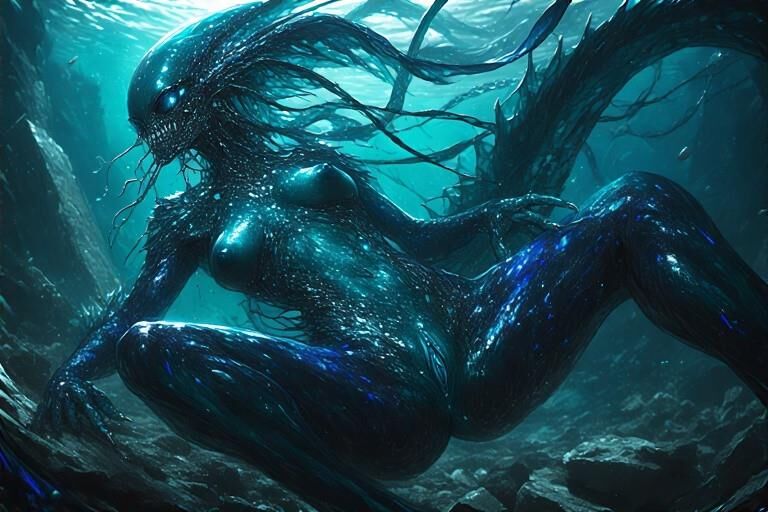 Sexo de sirena acuática