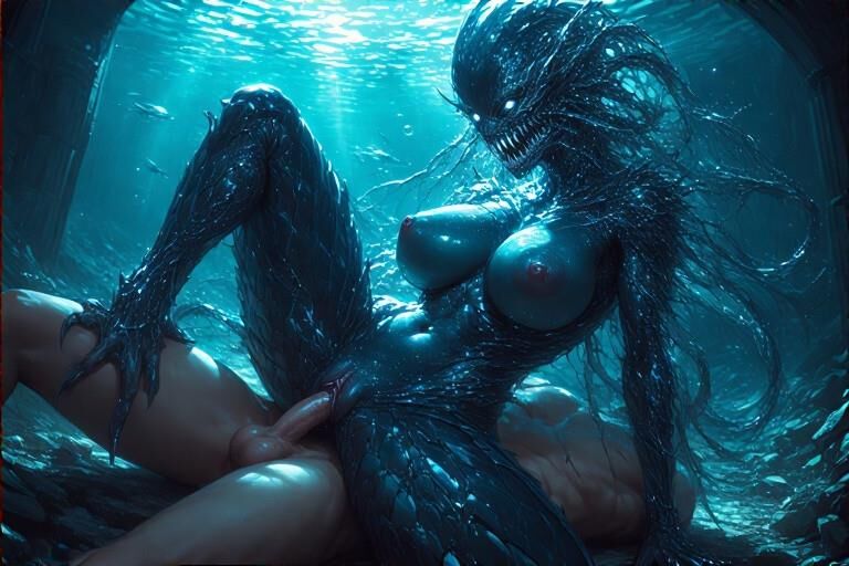 Sexo de sirena acuática