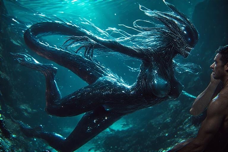 Sexo de sirena acuática