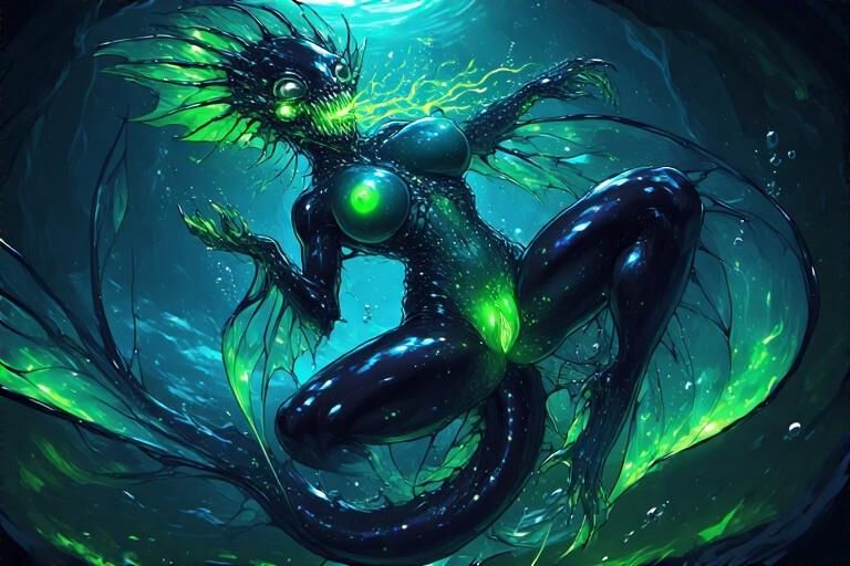 Sexo de sirena acuática