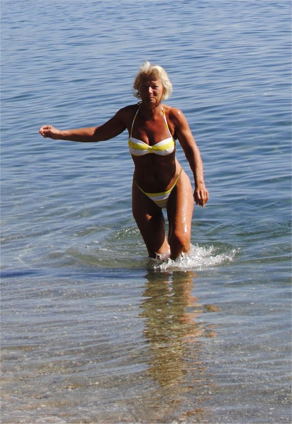 Justine im Urlaub