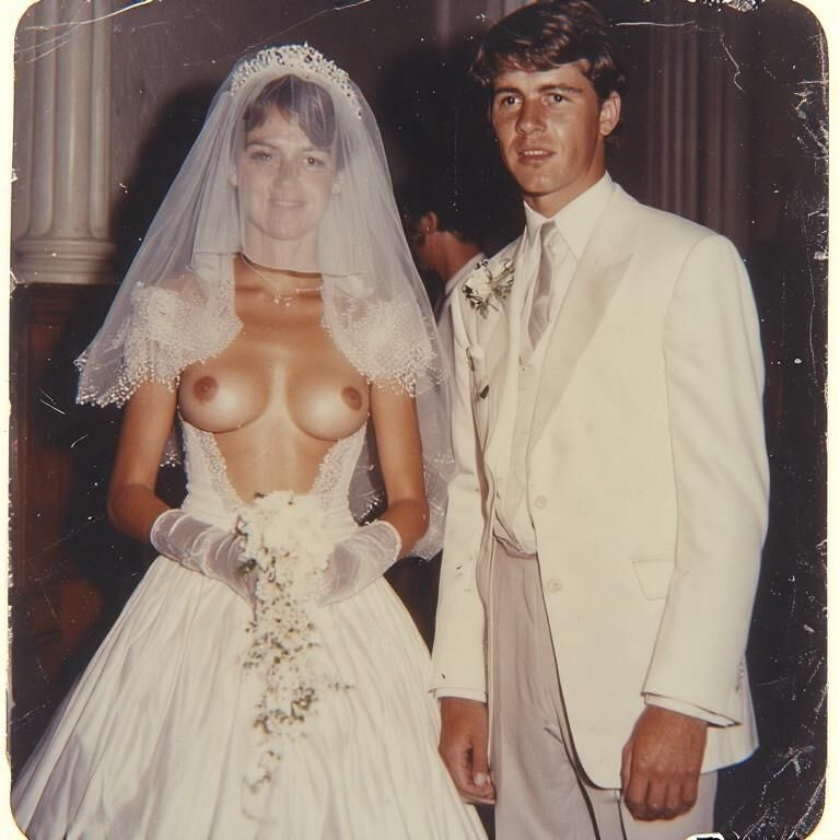 Projeto de vestido de noiva de noiva de topless