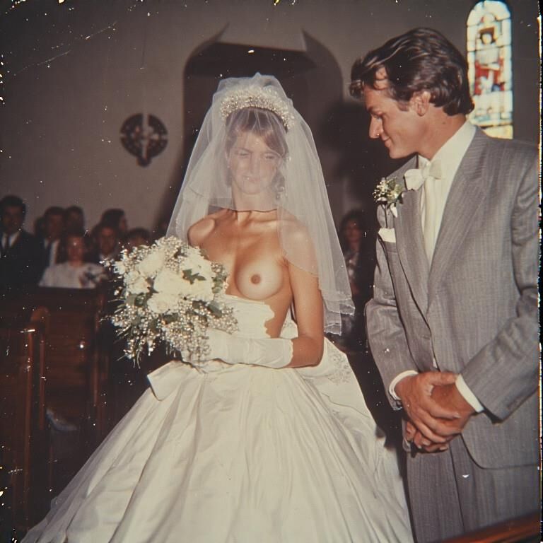 Projeto de vestido de noiva de noiva de topless
