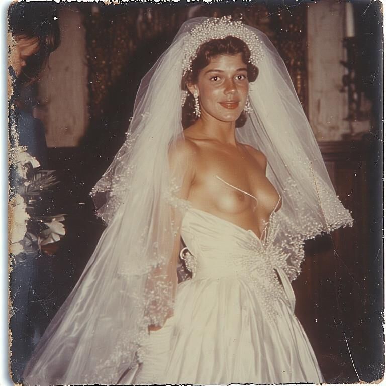 Projeto de vestido de noiva de noiva de topless