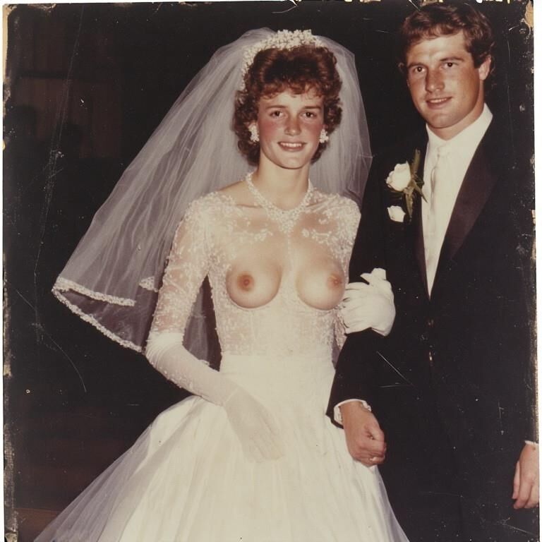 Projeto de vestido de noiva de noiva de topless