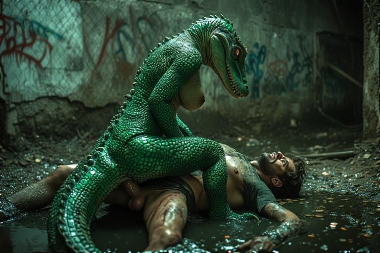 Lizard Woman Encounter