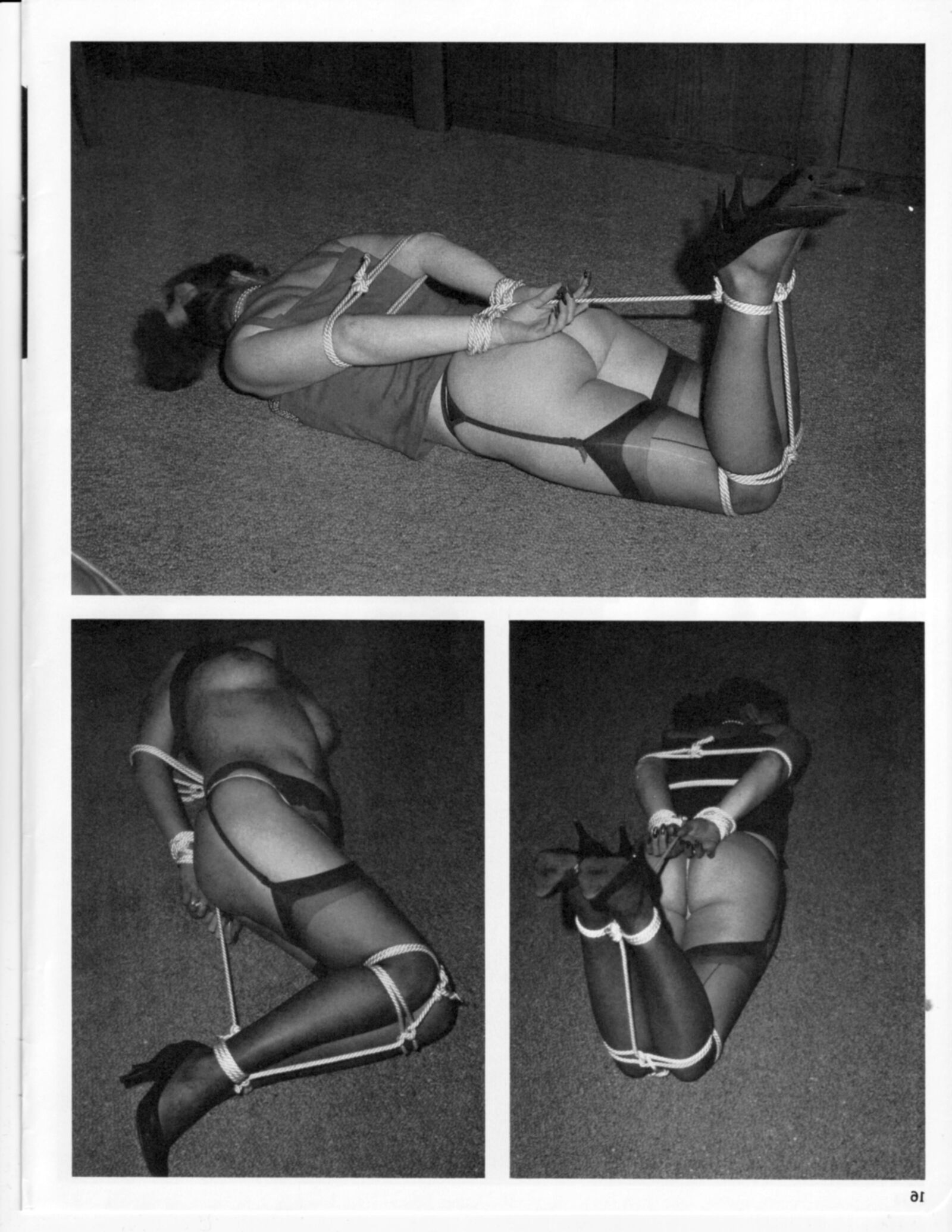 Vintage bondage magazine Monika III