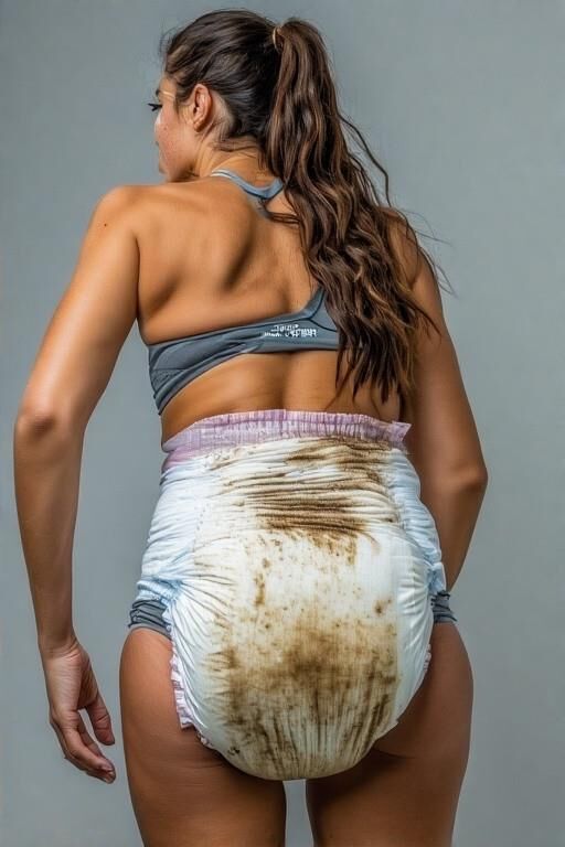 Diapered Olympic Runners (AI)