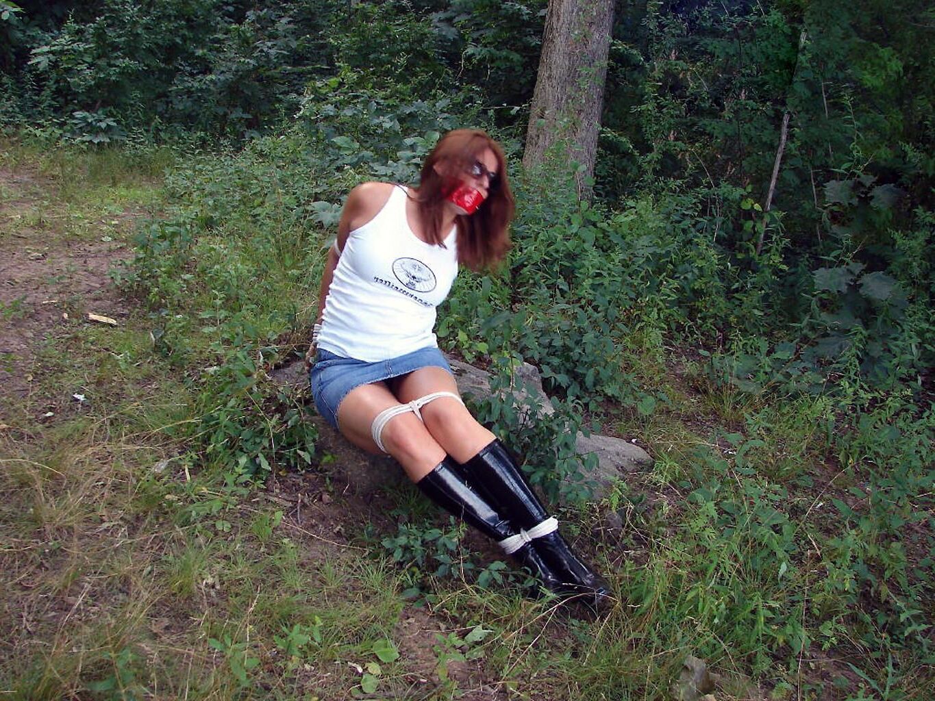 I shouldn't have gone for a walk in dressed like that.