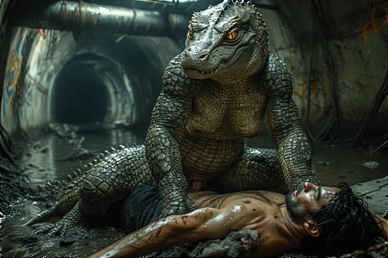 Lizard Woman Encounter