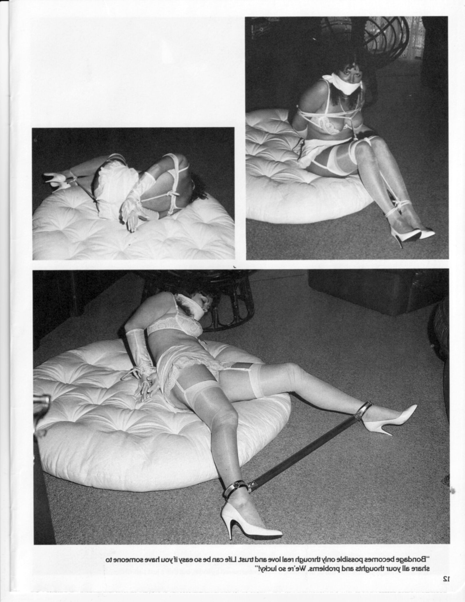 Vintage bondage magazine Monika III