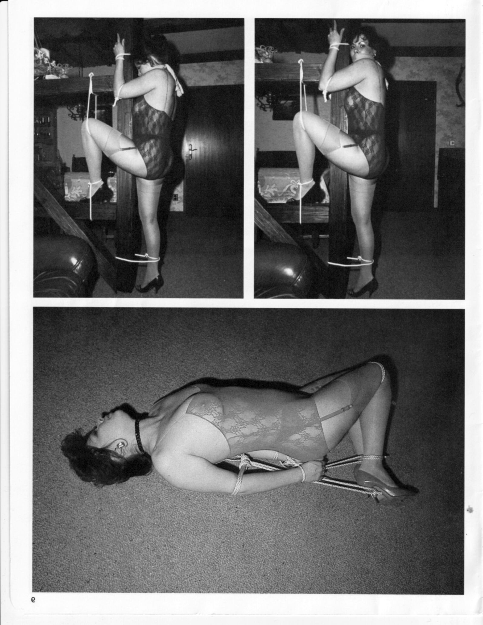 Vintage bondage magazine Monika III