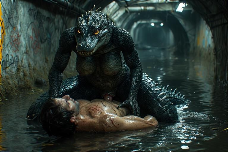 Lizard Woman Encounter