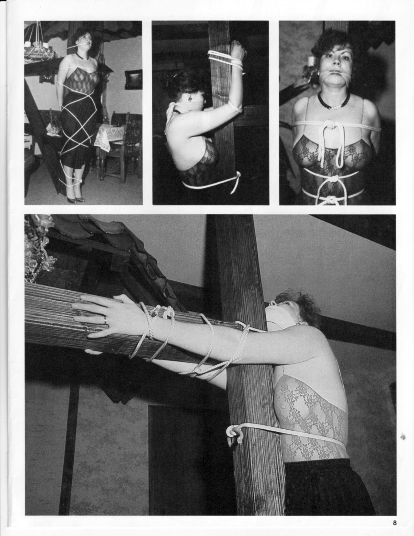 Vintage bondage magazine Monika III