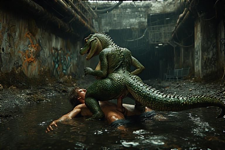 Lizard Woman Encounter