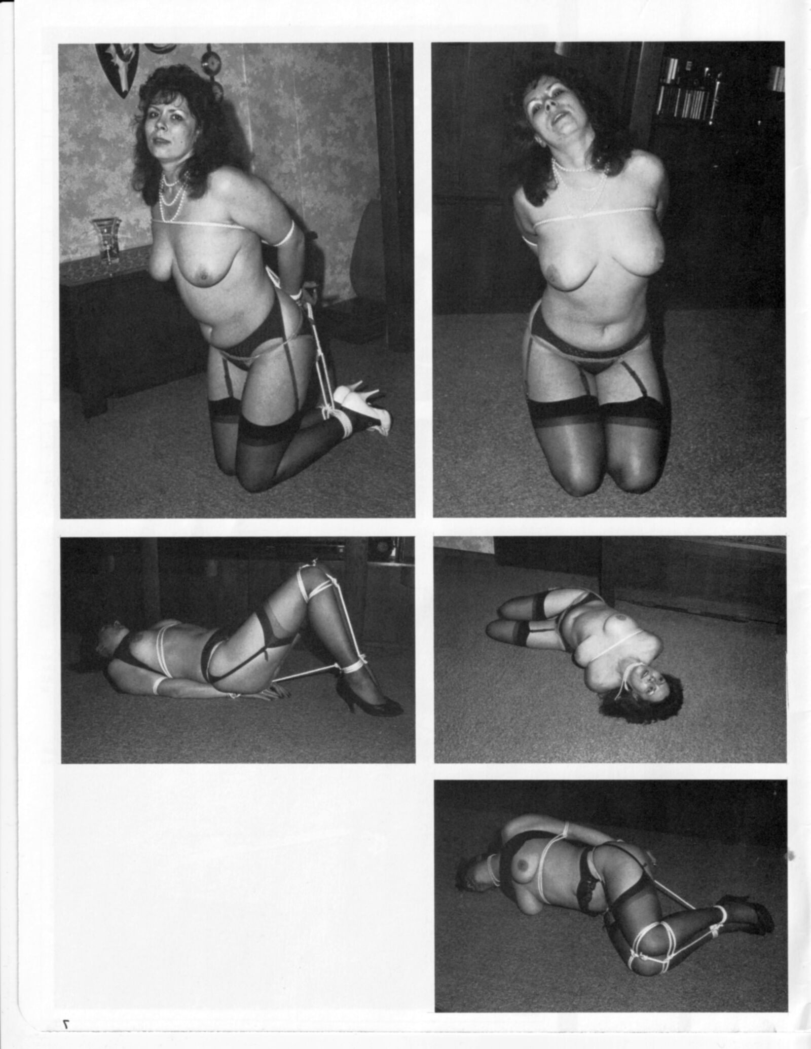 Vintage bondage magazine Monika III