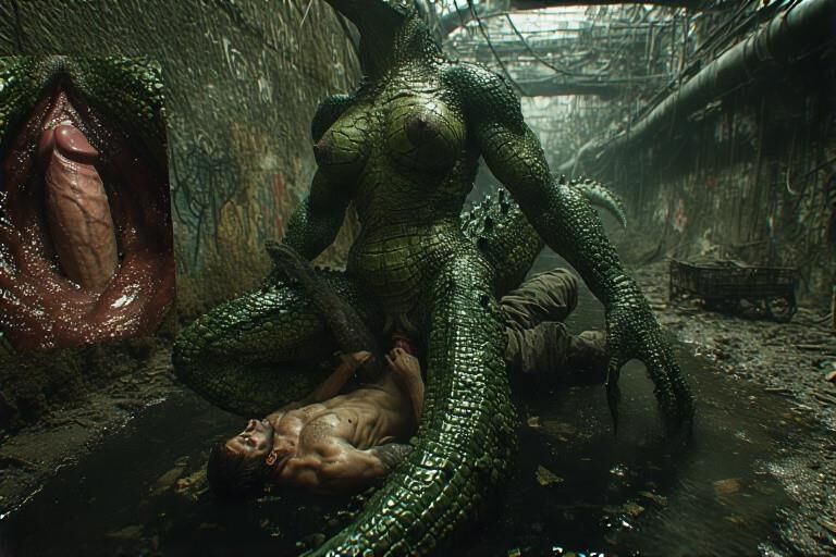 Lizard Woman Encounter