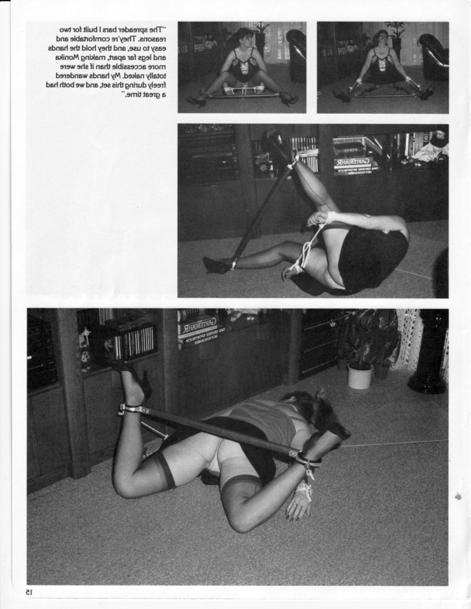 Vintage bondage magazine Monika III