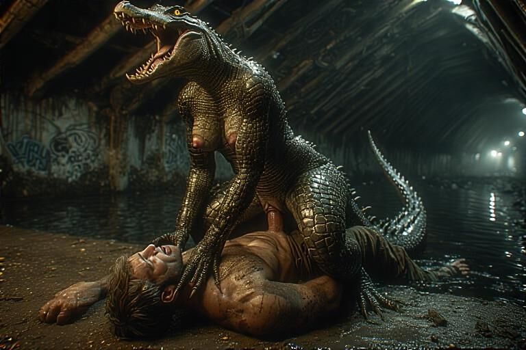 Lizard Woman Encounter