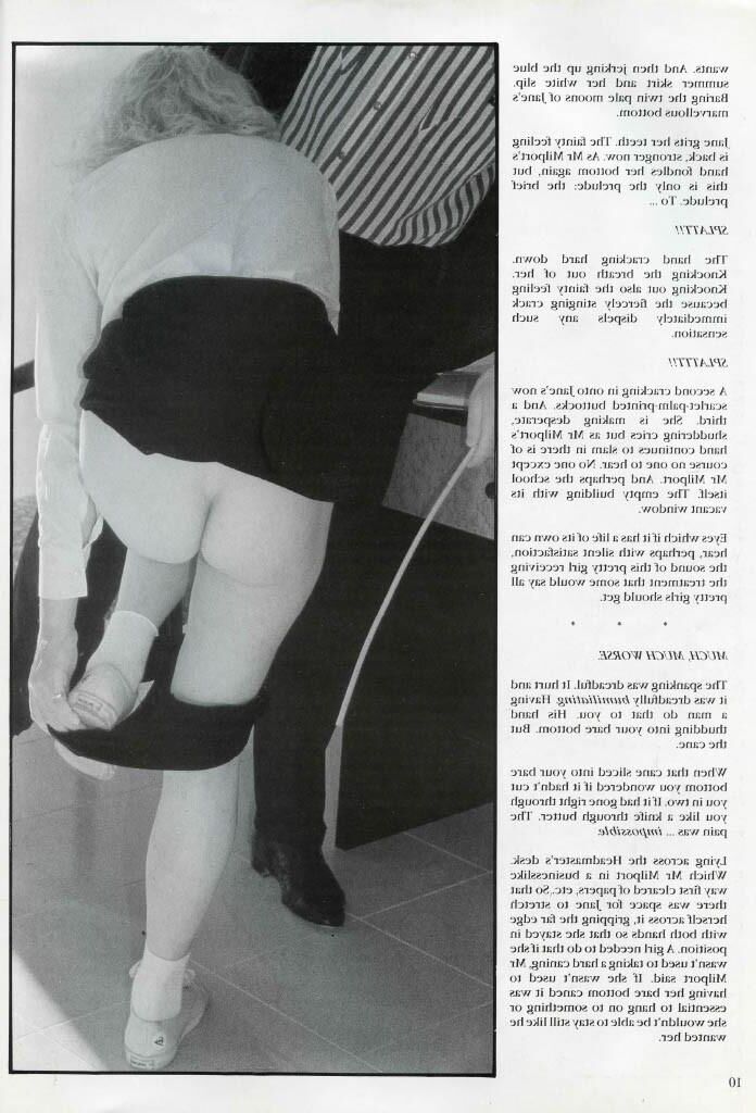 Retro Spanking Jane from Blushes No Jane Goes Back to School