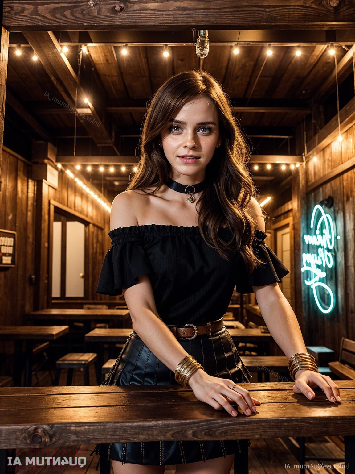 AI Cowgir Cowboy Bar Texas Pooltable 