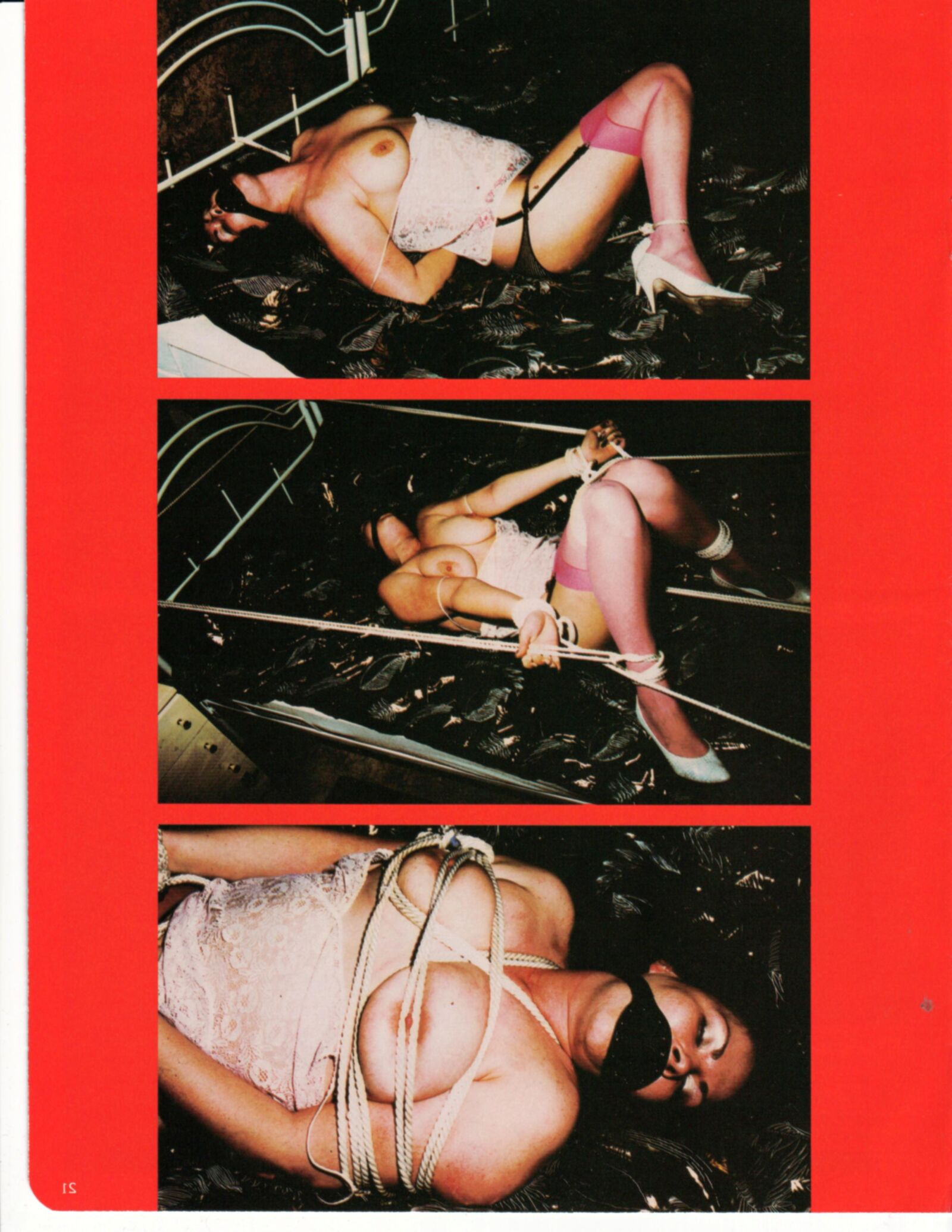 Vintage bondage magazine Monika III