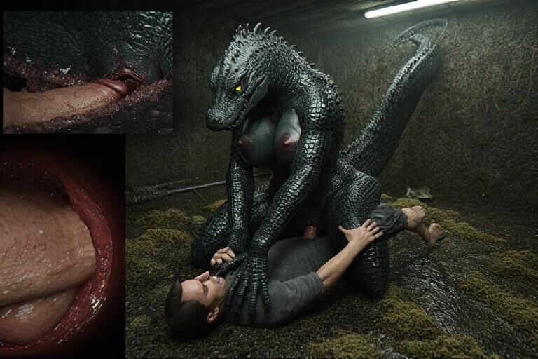 Lizard Woman Encounter