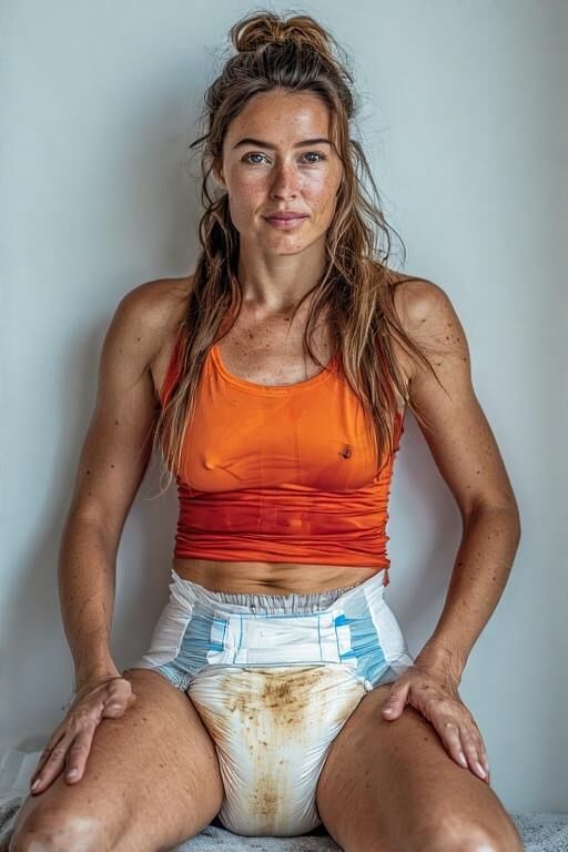 Diapered Olympic Runners (AI)
