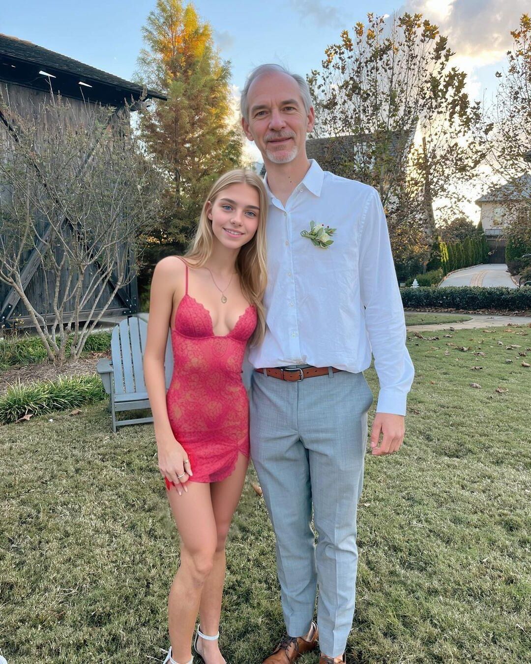 Daddie Tochter formeller Tanz