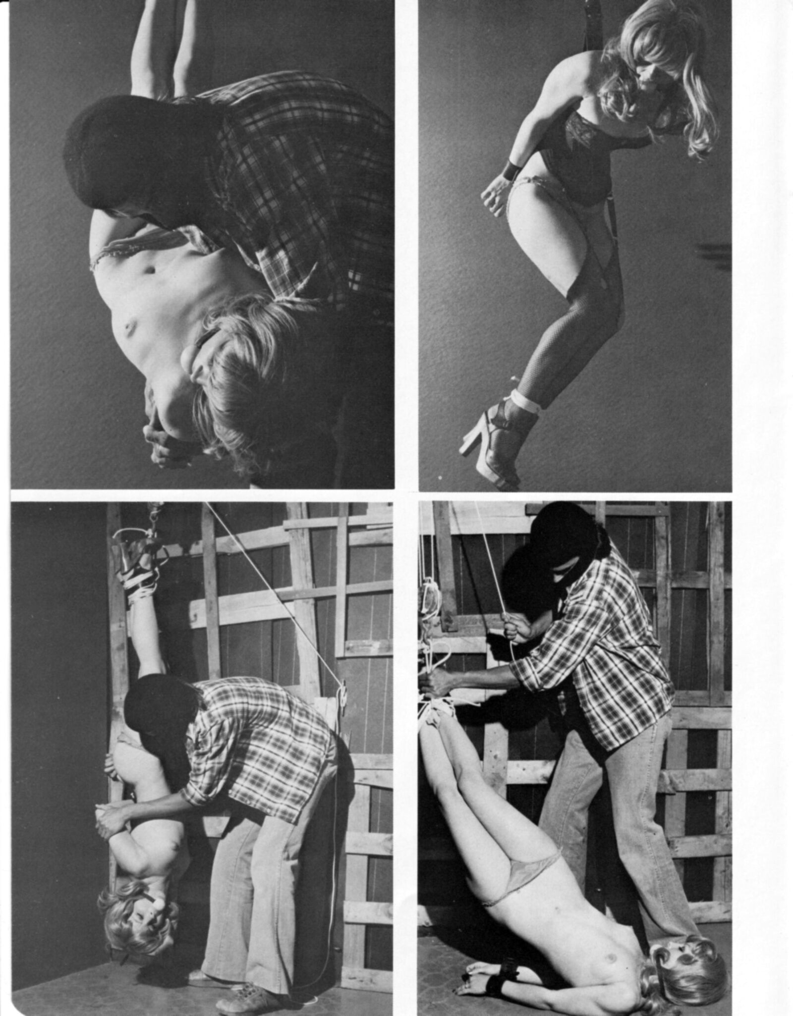 Mestre de escravidão de bondage vintage