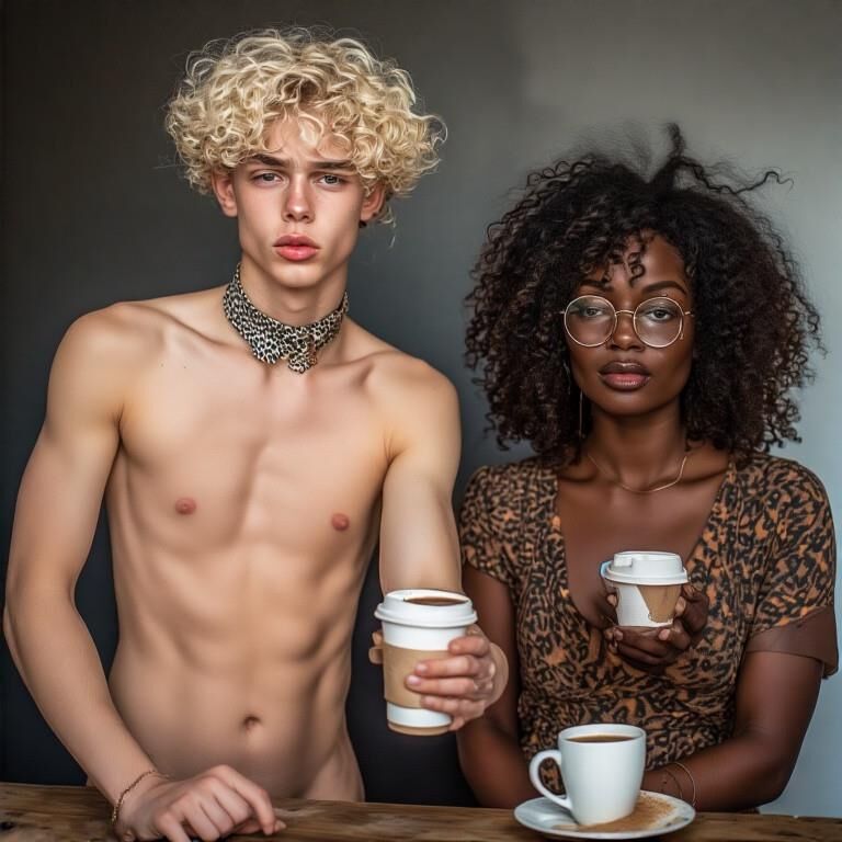 Meninos brancos para mulheres negras