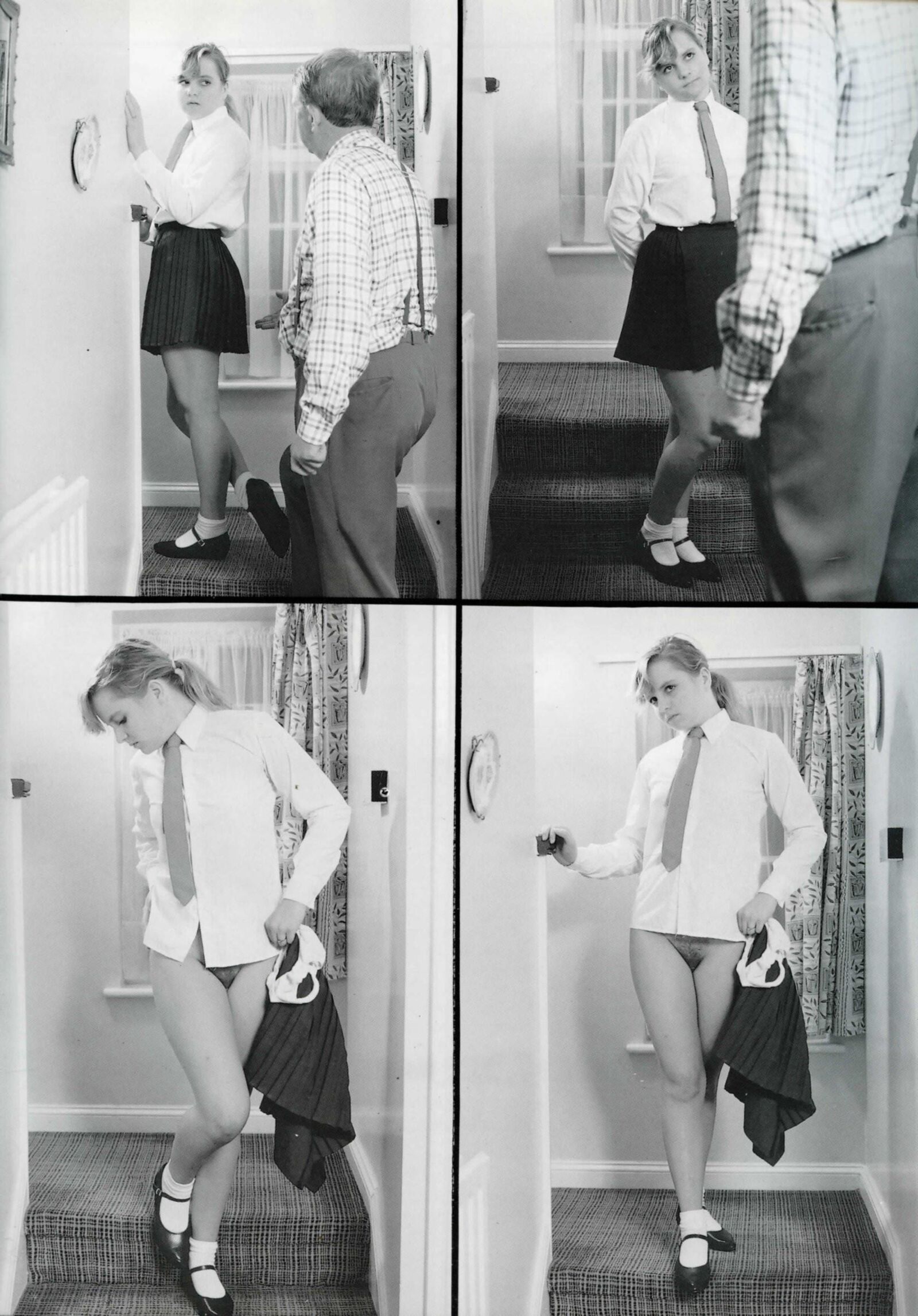 Problème rétro Spanking NB Uniform Girls Vol (complet)