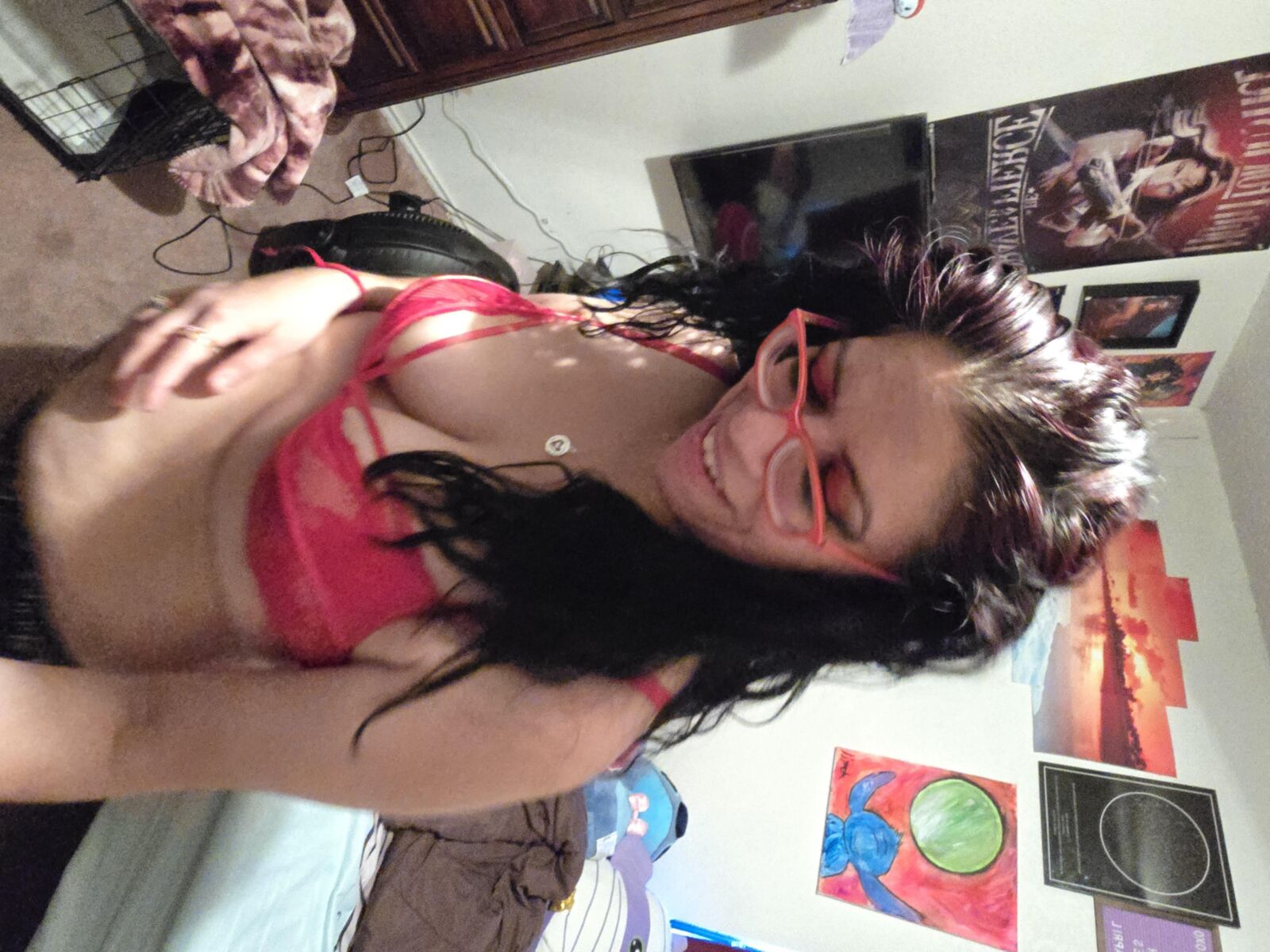 Esposa vagabunda abril do Texas exposto