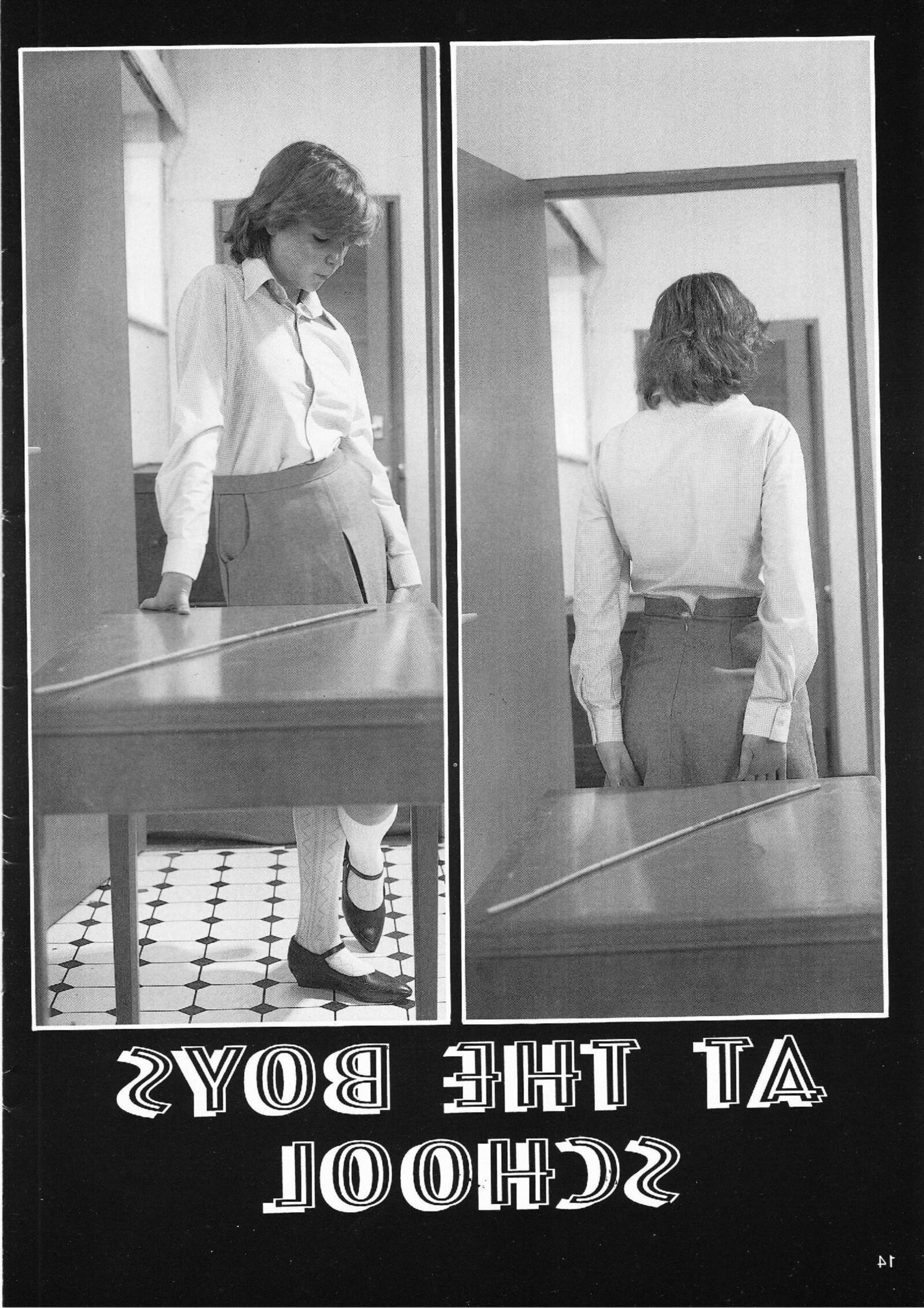 Problème rétro Spanking NB Uniform Girls Vol (complet)