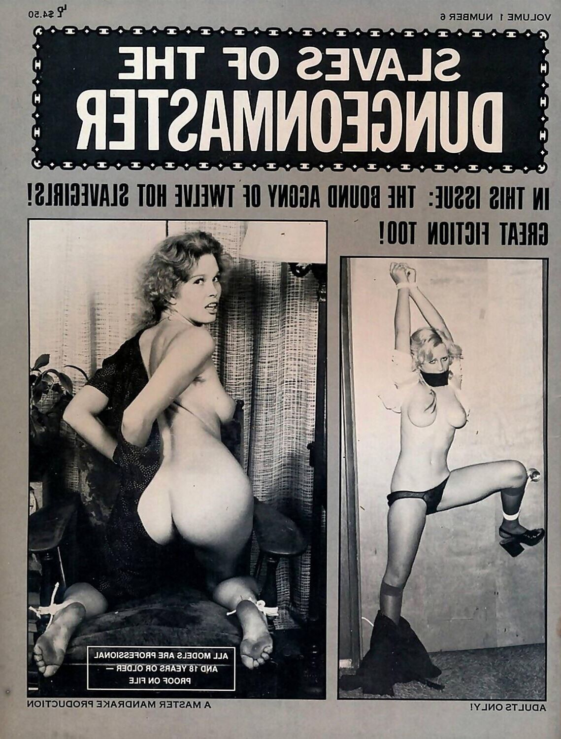 Capas de revistas de Bondage variadas