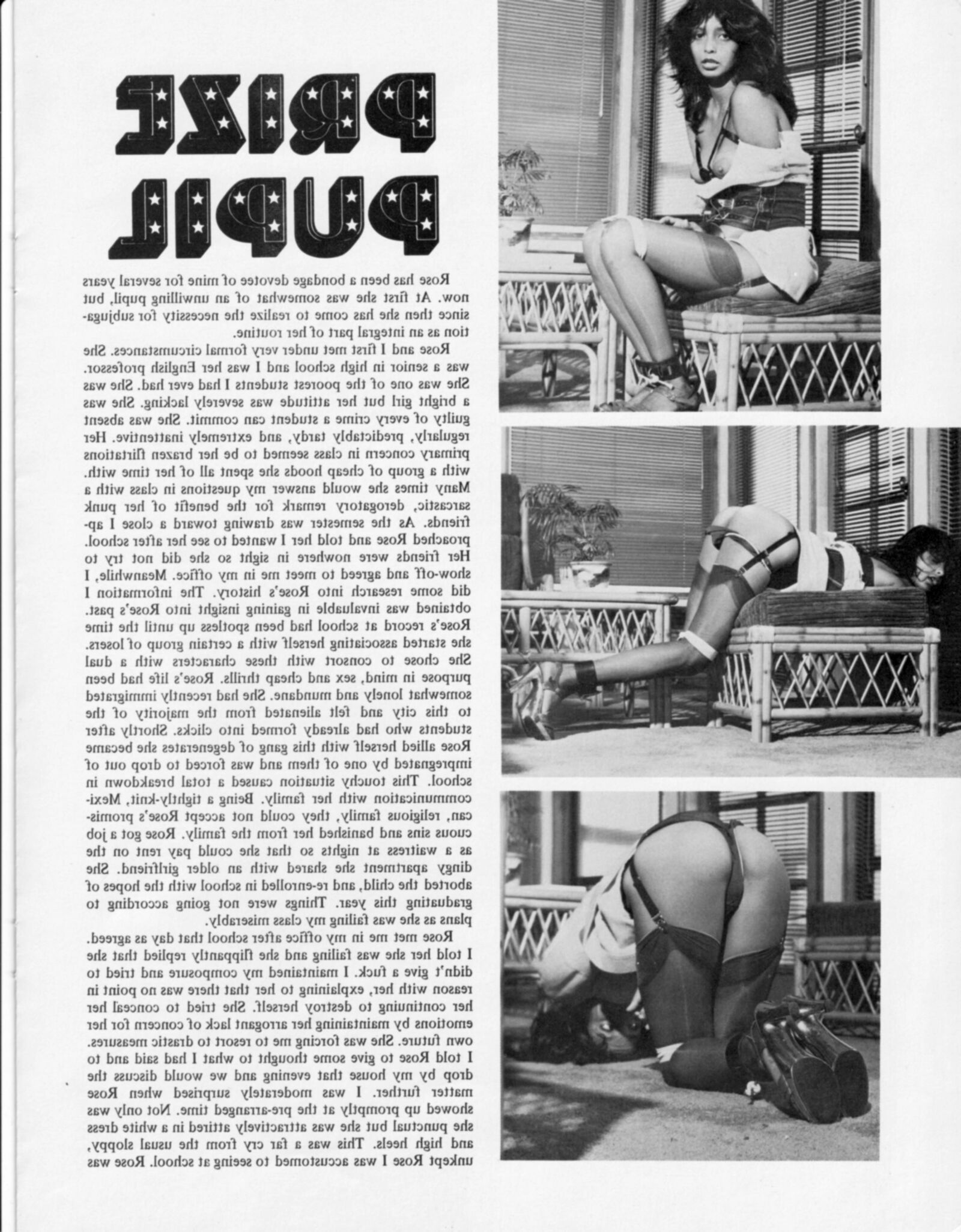 Mestre de escravidão de bondage vintage