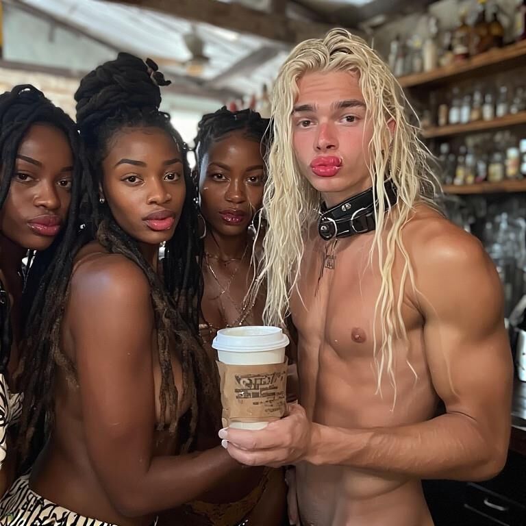 Meninos brancos para mulheres negras
