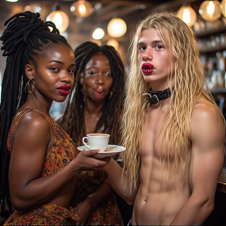 Meninos brancos para mulheres negras