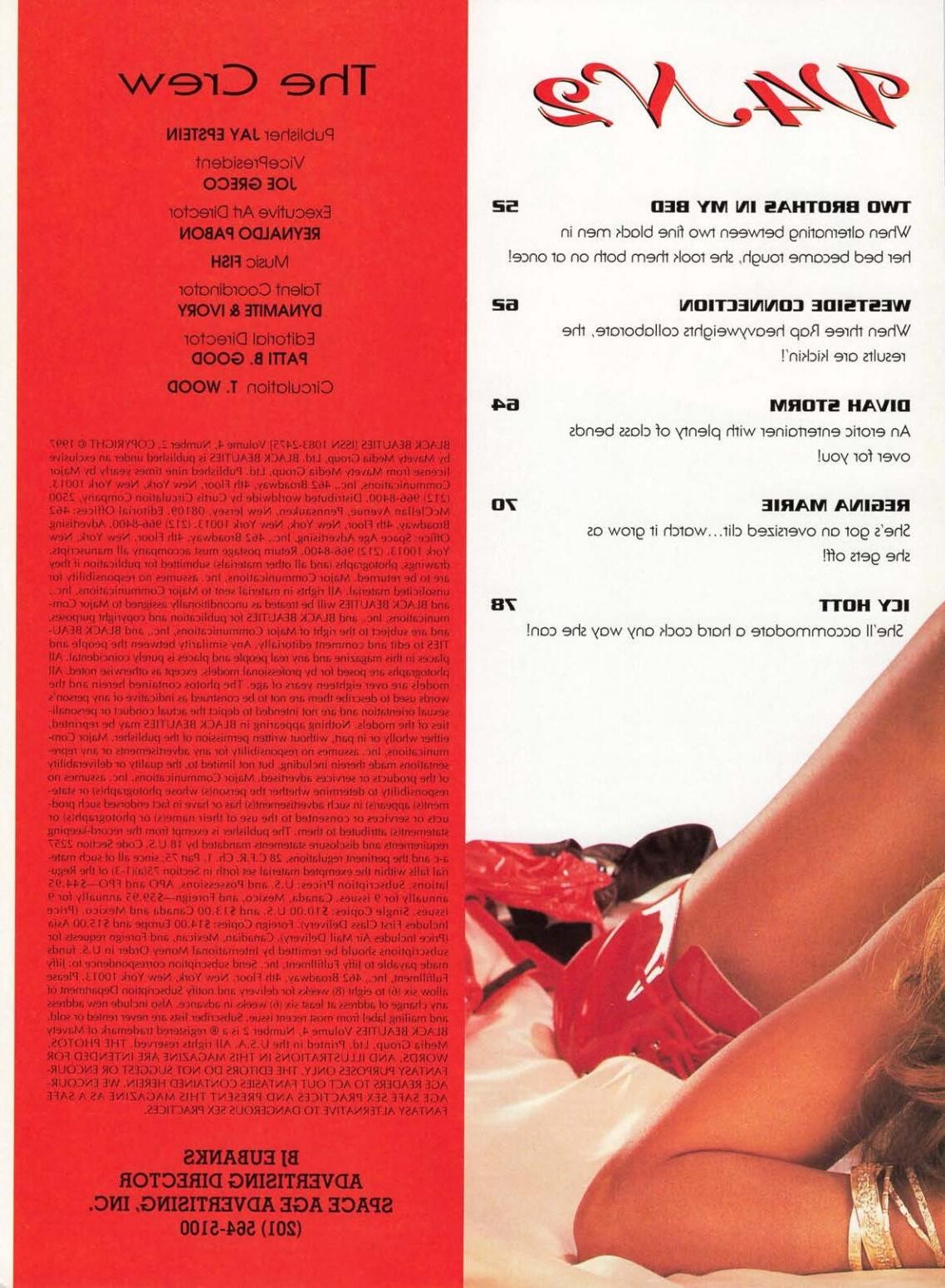 Black Beauties Magazine Vol Non