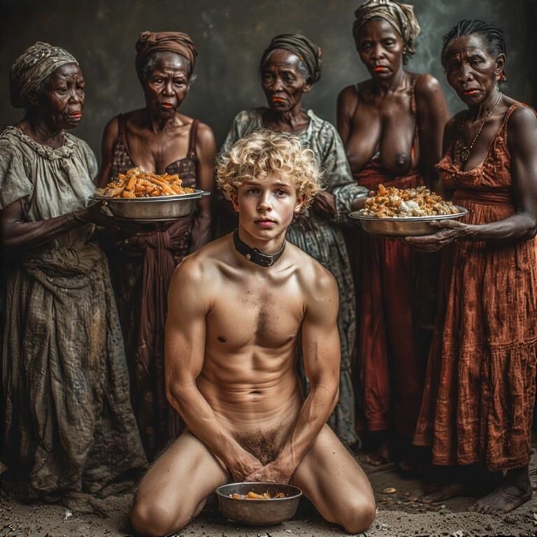 Jovens homens brancos se beijando com avós muito maduros