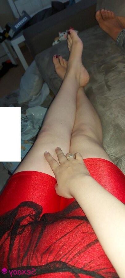 My wife very sexy in shorty red